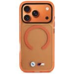 BMW M IML Metal Logos MagSafe Orange Kryt iPhone 17 Pro