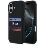 BMW M Silicon Horizontal Line MagSafe Black Kryt iPhone 17