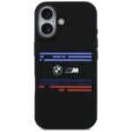 BMW M Silicon Horizontal Line MagSafe Black Kryt iPhone 17