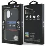 BMW M Silicon Horizontal Line MagSafe Black Kryt iPhone 17