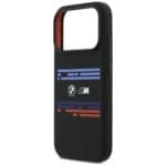 BMW M Silicon Horizontal Line MagSafe Black Kryt iPhone 17 Pro