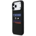 BMW M Silicon Horizontal Line MagSafe Black Kryt iPhone 17 Pro Max