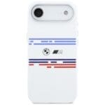 BMW M Silicon Horizontal Line MagSafe White Kryt iPhone 17 Air