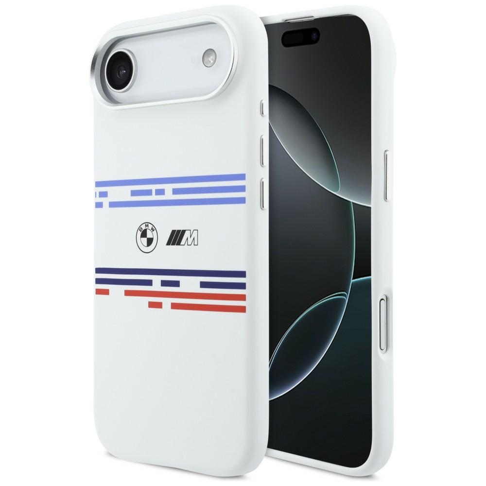 BMW M Silicon Horizontal Line MagSafe White Kryt iPhone 17 Air
