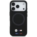 BMW M Silicon Logo MagSafe Black Kryt iPhone 17 Pro