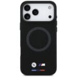 BMW M Silicon Logo MagSafe Black Kryt iPhone 17 Pro Max