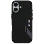 BMW M Silicon Vertical Logo MagSafe Black Kryt iPhone 17