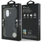 BMW M Silicon Vertical Logo MagSafe Black Kryt iPhone 17