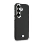 BMW Signature PU Leather Metal Logo Magnetic Black Kryt Samsung Galaxy S26