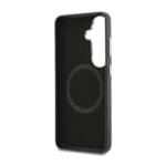 BMW Signature PU Leather Metal Logo Magnetic Black Kryt Samsung Galaxy S26