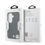 BMW Signature PU Leather Metal Logo Magnetic Black Kryt Samsung Galaxy S26