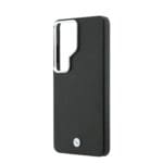 BMW Signature PU Leather Metal Logo Magnetic Black Kryt Samsung Galaxy S26 Ultra