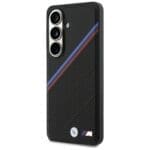BMW Tricolor Metal Logo MagSafe Black Kryt Samsung Galaxy S26