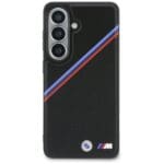 BMW Tricolor Metal Logo MagSafe Black Kryt Samsung Galaxy S26