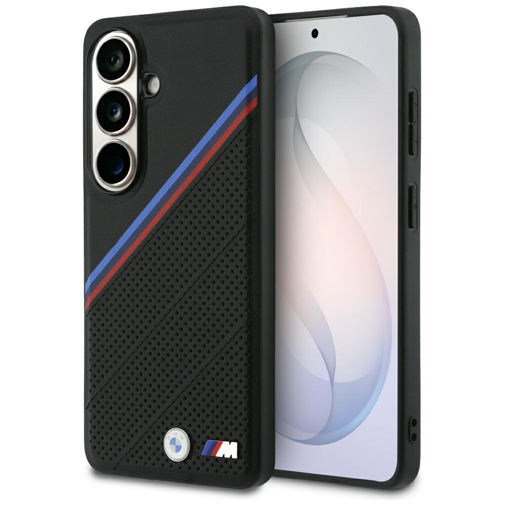 BMW Tricolor Metal Logo MagSafe Black Kryt Samsung Galaxy S26