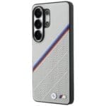 BMW Tricolor Metal Logo MagSafe Grey Kryt Samsung Galaxy S26 Ultra