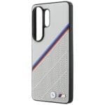 BMW Tricolor Metal Logo MagSafe Grey Kryt Samsung Galaxy S26 Ultra