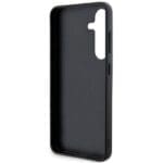 DKNY DKHCMPRTHSLK S926 Black Hardcase Leather Mono Stripe & Metal Logo Kryt Samsung Galaxy S24 Plus