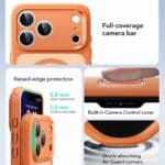 ESR Classic Hybrid MagSafe Frosted Orange Kryt iPhone 17 Pro Max