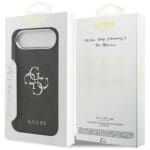 Guess 4G Big 4G Classic Logo Black Silver Kryt iPhone 17 Air