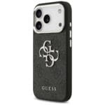 Guess 4G Big 4G Classic Logo Black Silver Kryt iPhone 17 Pro