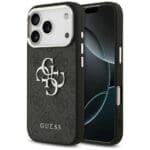 Guess 4G Big 4G Classic Logo Black Silver Kryt iPhone 17 Pro