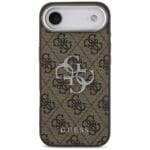 Guess 4G Big 4G Classic Logo Brown Silver Kryt iPhone 17 Air