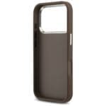 Guess 4G Big 4G Classic Logo Brown Silver Kryt iPhone 17 Pro