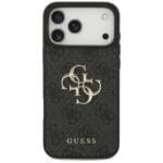 Guess 4G Big Logo Black Kryt iPhone 17 Pro Max