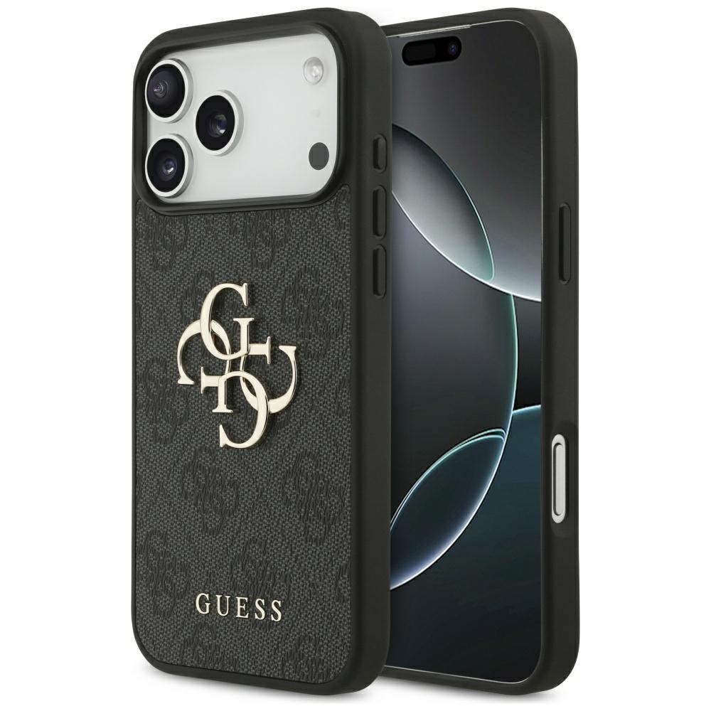 Guess 4G Big Logo Black Kryt iPhone 17 Pro Max