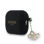 Guess 4G Charm Silicone Black Kryt AirPods Pro