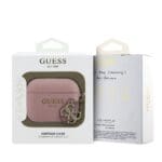 Guess 4G Charm Silicone Pink Kryt AirPods Pro