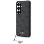Guess 4G Classic Logo Charm MagSafe Black Kryt Samsung Galaxy S26
