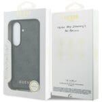 Guess 4G Classic Logo Charm MagSafe Black Kryt Samsung Galaxy S26