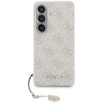 Guess 4G Classic Logo Charm MagSafe Pink Kryt Samsung Galaxy S26