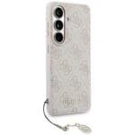Guess 4G Classic Logo Charm MagSafe Pink Kryt Samsung Galaxy S26