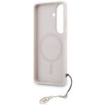 Guess 4G Classic Logo Charm MagSafe Pink Kryt Samsung Galaxy S26