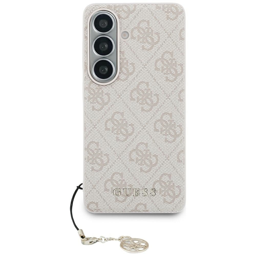 Guess 4G Classic Logo Charm MagSafe Pink Kryt Samsung Galaxy S26