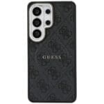 Guess 4G Embossed Ring MagSafe Black Kryt Samsung Galaxy S26 Ultra