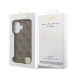 Guess 4G MagSafe Brown Kryt iPhone 17