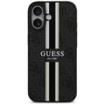 Guess 4G Printed Stripes MagSafe Black Kryt iPhone 17