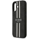Guess 4G Printed Stripes MagSafe Black Kryt iPhone 17