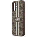 Guess 4G Printed Stripes MagSafe Brown Kryt iPhone 17