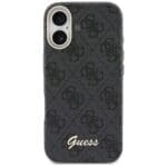 Guess 4G Script MagSafe Black Kryt iPhone 17