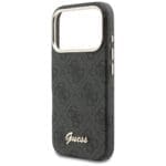 Guess 4G Script MagSafe Black Kryt iPhone 17 Pro Max