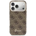 Guess 4G Script MagSafe Brown Kryt iPhone 17 Pro