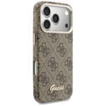 Guess 4G Script MagSafe Brown Kryt iPhone 17 Pro