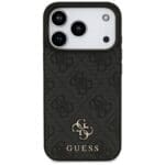 Guess 4G Small Classic Logo MagSafe Black Kryt iPhone 17 Pro