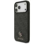 Guess 4G Small Classic Logo MagSafe Black Kryt iPhone 17 Pro Max