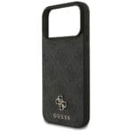 Guess 4G Small Classic Logo MagSafe Black Kryt iPhone 17 Pro Max
